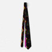 Herren Designer Krawatten Blumenmuster (Rückseite)