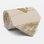 Herren Designer Krawatten Braun (Gerollt)