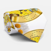 Herren Designer Krawatten Bumblebee (Gerollt)