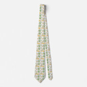 Herren Designer Krawatten floral (Vorderseite)