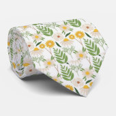 Herren Designer Krawatten floral (Gerollt)