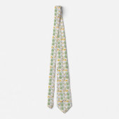 Herren Designer Krawatten floral (Rückseite)