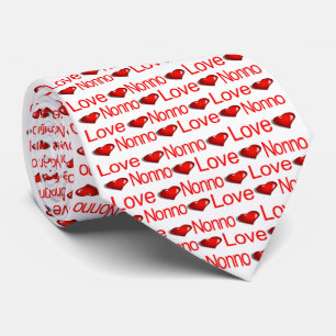 Herren Designer Krawatten Frohen Valentinstag Nonn