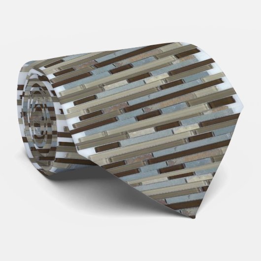 Herren Designer Krawatten Mosaik (Gerollt)