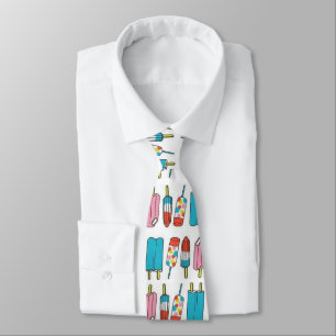 Herren Designer Krawatten Popsicles