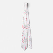 Herren Designer Krawatten Regenschirm Rote Herzen (Vorderseite)