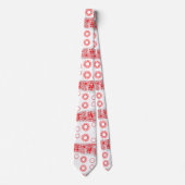 Herren Designer Krawatten Rot (Vorderseite)
