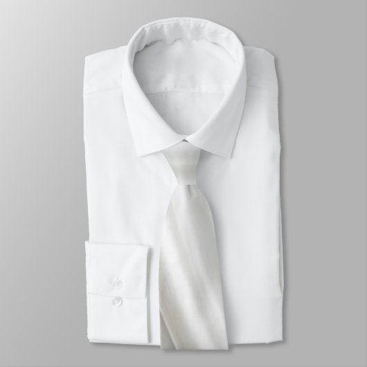 Herren Designer Krawatten Satin Silber (Gebunden)