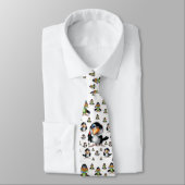 Herren Designer Krawatten Vogel (Gebunden)