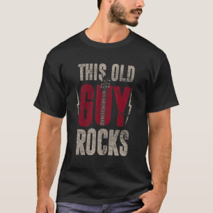 Herren Dieser alte Kerl rockt Gitarrist Gitarrespi T-Shirt