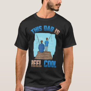 Herren Dieser Papa Ist Wirklich Cool Fischen Abent T-Shirt