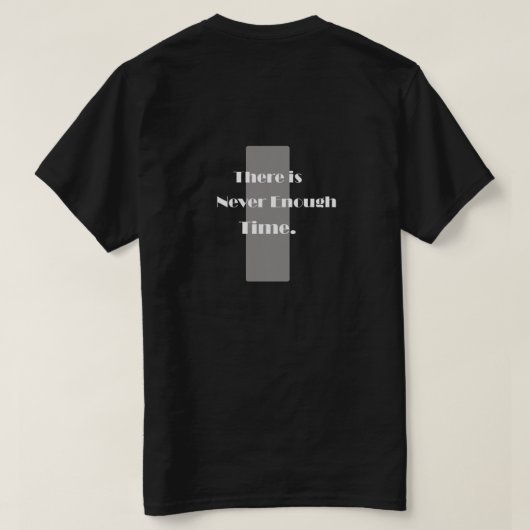 Herren dunkles T-Shirt (Design Rückseite)