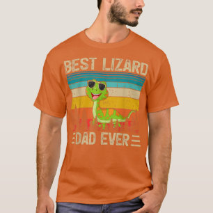 Herren Eidechse Vintage Lustig Bester Eidechse Vat T-Shirt