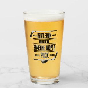 Herren-Eishockey-Humor Glas
