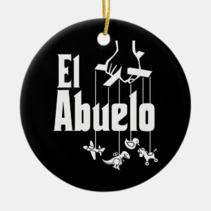 Herren El Abuelo spanischer hispanischer Großvater Keramik Ornament