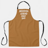 Herren Elegant Terracotta Moderne Kunst, Dichtung  Schürze (Vorderseite)