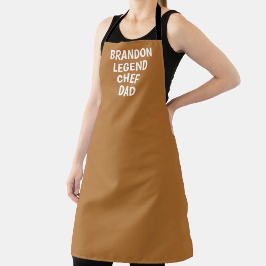 Herren Elegant Terracotta Moderne Kunst, Dichtung  Schürze (InSitu)