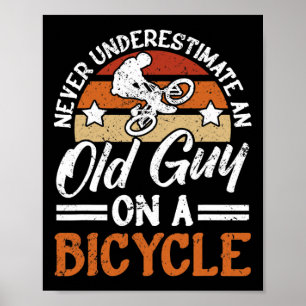 Herren Fahrradfahren Radfahrer Mountainbike, Fahrr Poster