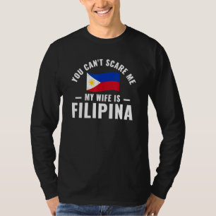 Herren Filipino Amerikanisch Meine Frau Ist Eine F T-Shirt