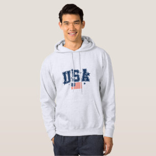 Herren-Flagge USA Hoodie