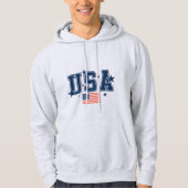 Herren-Flagge USA Hoodie (Vorderseite)