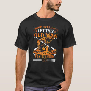 Herren Fliegenfischen Opa Fischer Angler Vater 1 T-Shirt