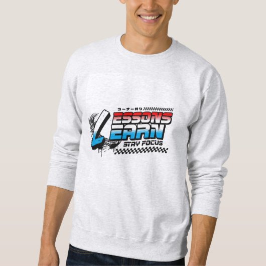HERREN FOKUS-LESSONS LEARN SWEATSHIRT (Vorderseite)