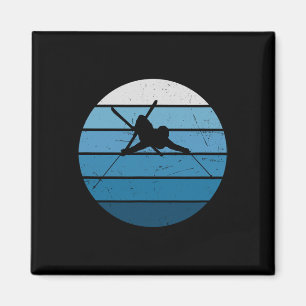 Herren-Freestyle-Skifahren Wintersport Ski  Magnet