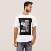 Herren Freizeit Halb-Ärmel T-Shirt | Weiches Baumw (Vorne ganz)