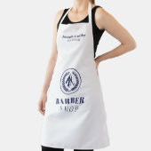 Herren Friseur Mitarbeiter einfache moderne Marine Schürze (InSitu)