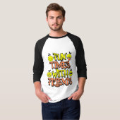 Herren "Fun Times" Retro Raglan T-Shirt - Baseball (Vorne ganz)