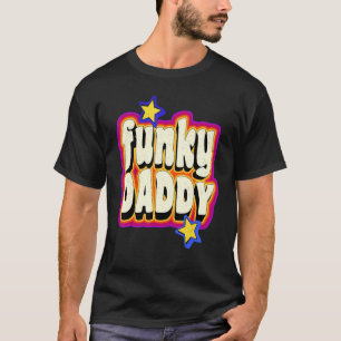 Herren Funky Vintage Retro 70er Funky Daddy Disco T-Shirt