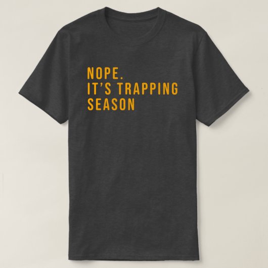 Herren-Funny-Trapping-Shirt-Geschenk für Fallenste T-Shirt (Design vorne)