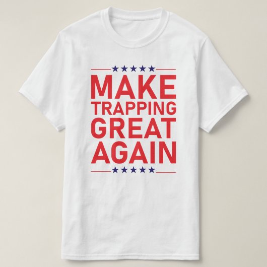 Herren-Funny-Trapping-Shirt-Geschenk für Fallenste T-Shirt (Design vorne)