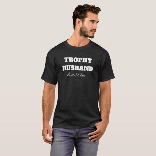 Herren Funny Trophy Husband Graphic T - Shirt (Vorne ganz)