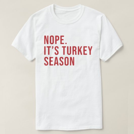 Herren Funny Türkei Jagd Shirt (Design vorne)
