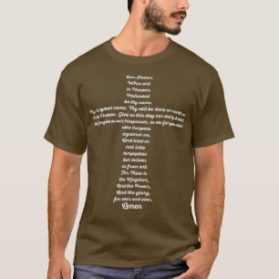 Herren Gebet Kreuz von Christlichen Gläubigen T-Sh T-Shirt