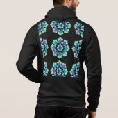 Herren-Geometric-Pattern-Bella-Canvas-Kapuzenpullo Hoodie (Rückseite)