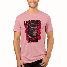 Herren-Gorilla-Boss-Lektionen Lernen Basic T-Shirt