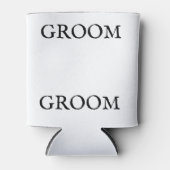 Herren Groom Themed Wedding Trucker Hat/Cap Dosenkühler (Vorderseite)