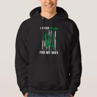 Herren Grün Ehefrau Cerebralparese-Bewusstsein Ame Hoodie