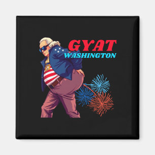 Herren gyat washington lustig july 4th slang georg magnet