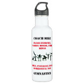Herren Gymnastik Trainer Wasserflasche Edelstahlflasche (Vorderseite)