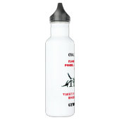 Herren Gymnastik Trainer Wasserflasche Edelstahlflasche (Links)