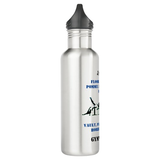 Herren Gymnastik Wasserflasche Edelstahlflasche (Links)