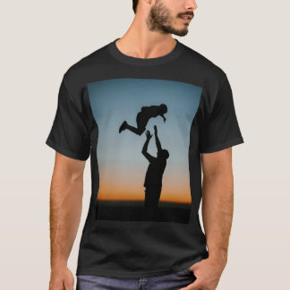 Herren-Halbärmel-Ärmel-T-Shirt-Vatertag-Design T-Shirt