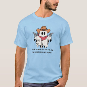 Herren Halloween T-Shirt – Gesetzloser Cowboy-Geis