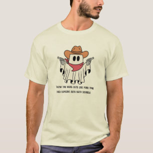 Herren Halloween T-Shirt – Gesetzloser Cowboy-Geis