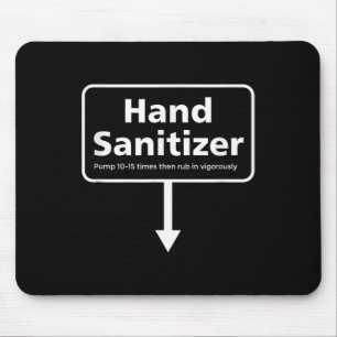 Herren Handdesinfektionsmittel - Lustiger Erwachse Mousepad