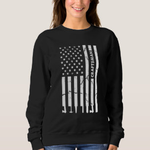 Herren Handwerker Retro Grafik Elektriker Arbeiter Sweatshirt